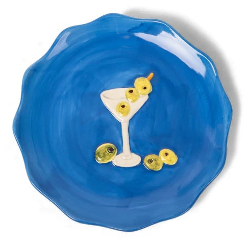 Seaview Stoneware Cocktail  Plate