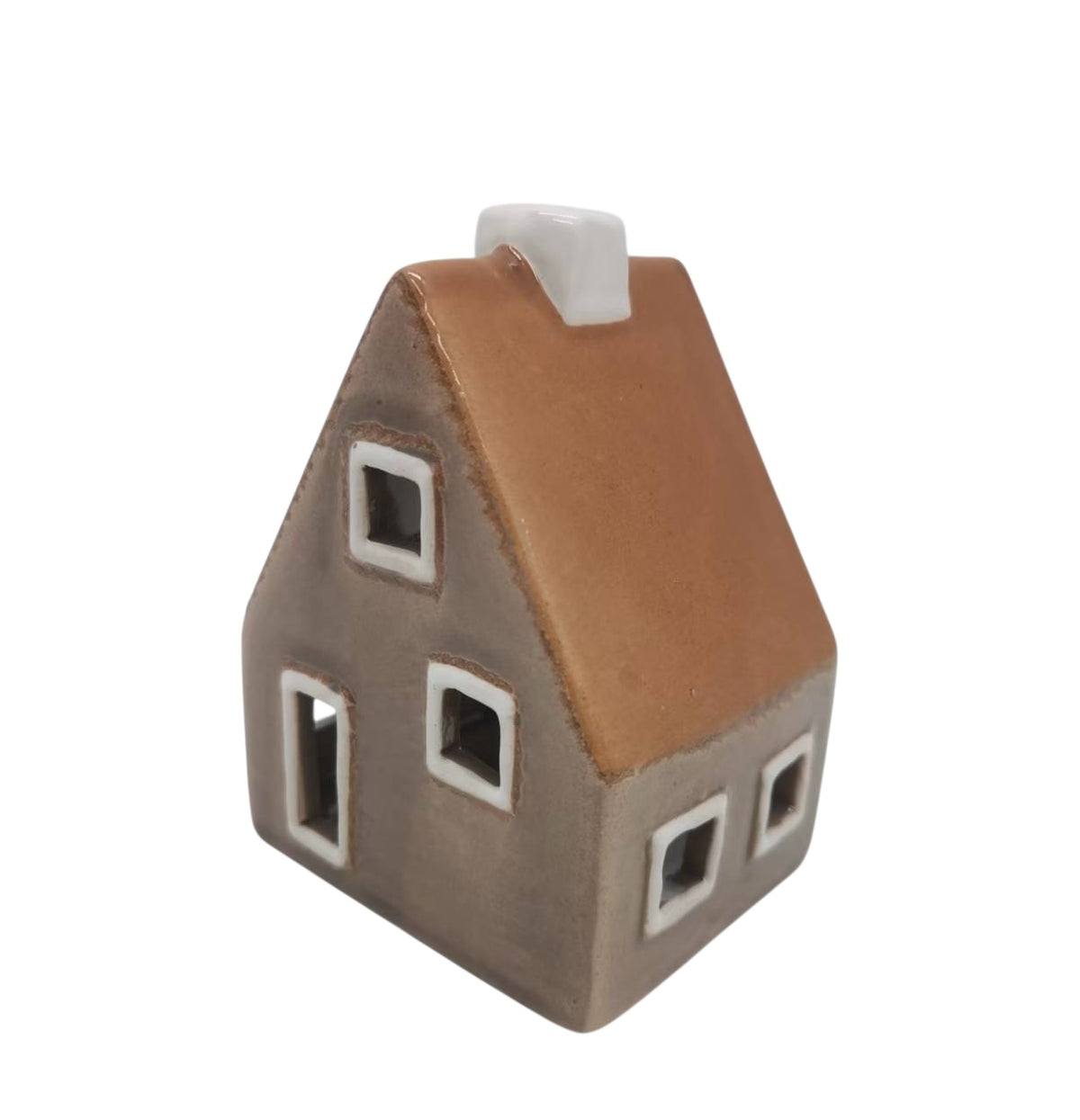 Brown Gable Roof House - Tealight