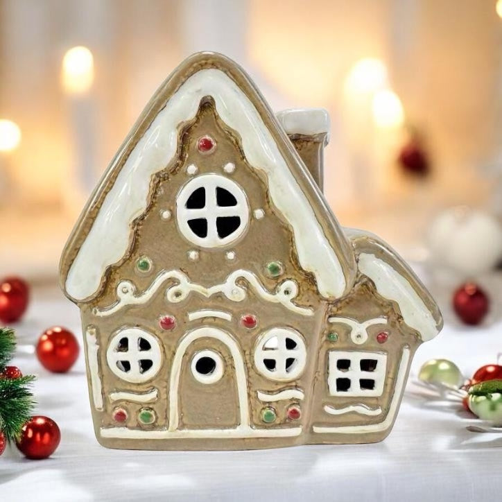 Double Gingerbread House Tealight