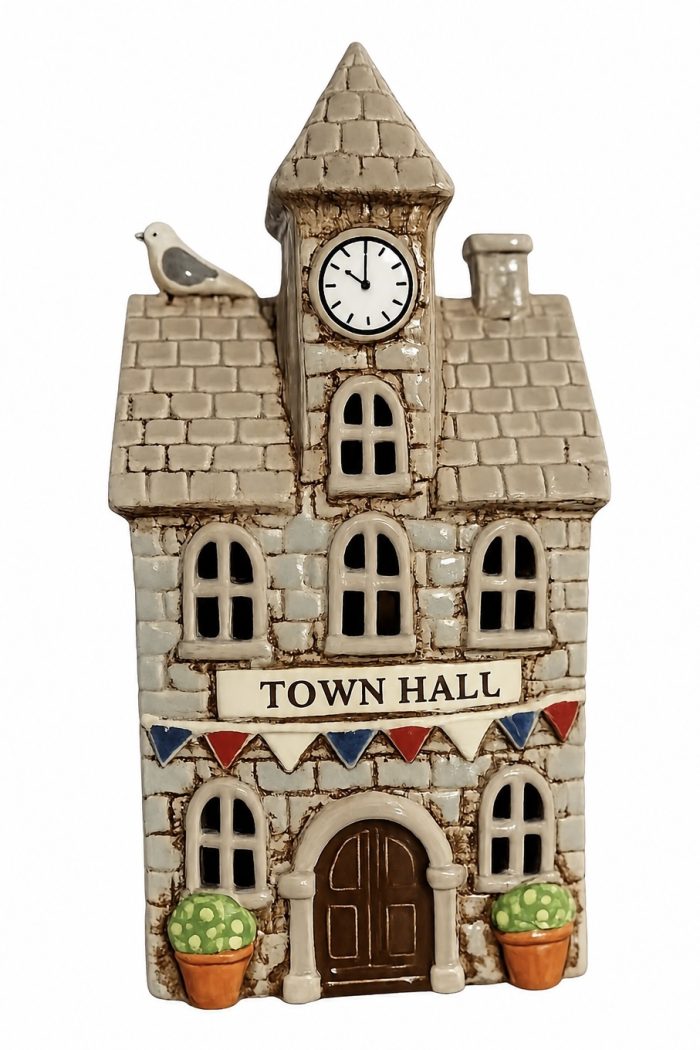 Stoneware Village Tealighthouse - Town Hall