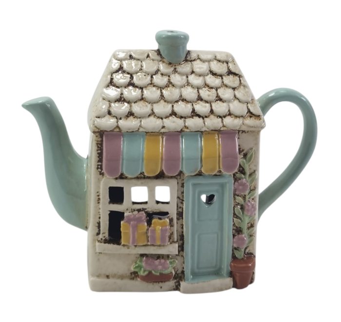 Pastel Teapot House Tealight