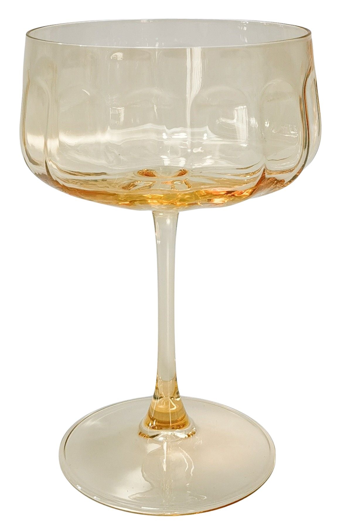 Urban Tillie Coupe Champagne Cocktail Drinking Glass 365ml 16cm Yellow