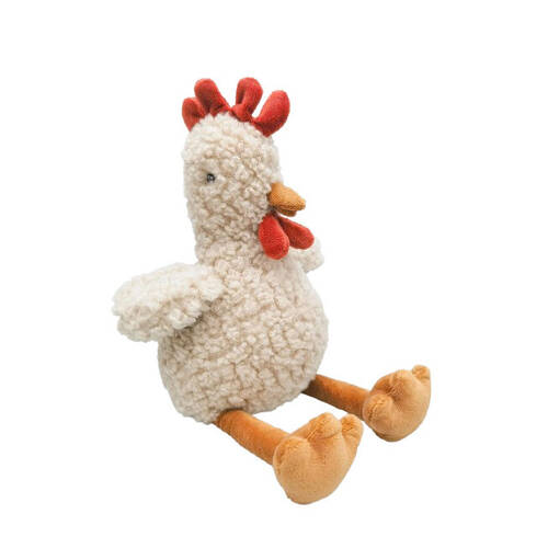 Medium Chicken Stuffed Animal Plush Baby Toy 30cm Beige