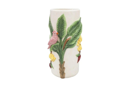 Jungle Vase Beige & Green - 22cm