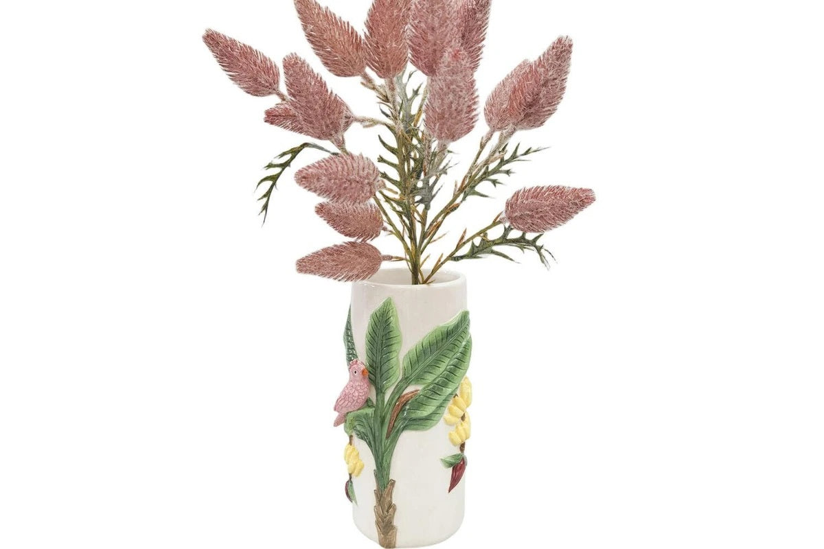 Jungle Vase Beige & Green - 22cm