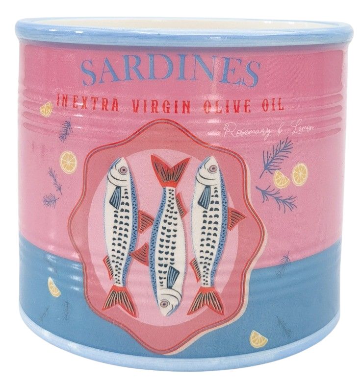 Sardines Can Planter Pink 12cm