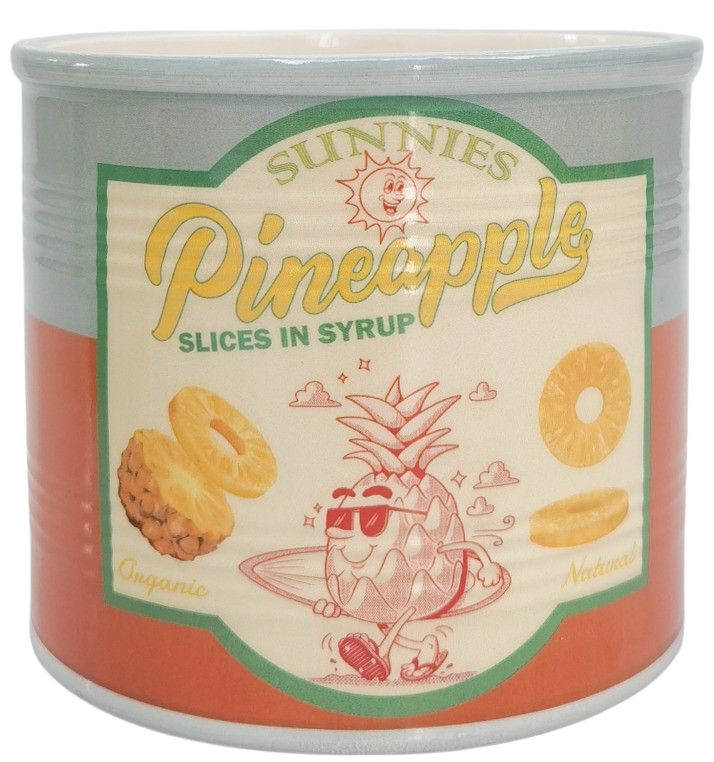 Sunnies Pineapple Planter Orange 12cm