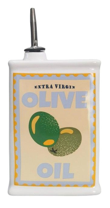 Olive Oil Cucina Oil Decanter White 17cm