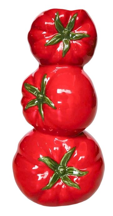 Trio Of Tomato Vase Red 23cm