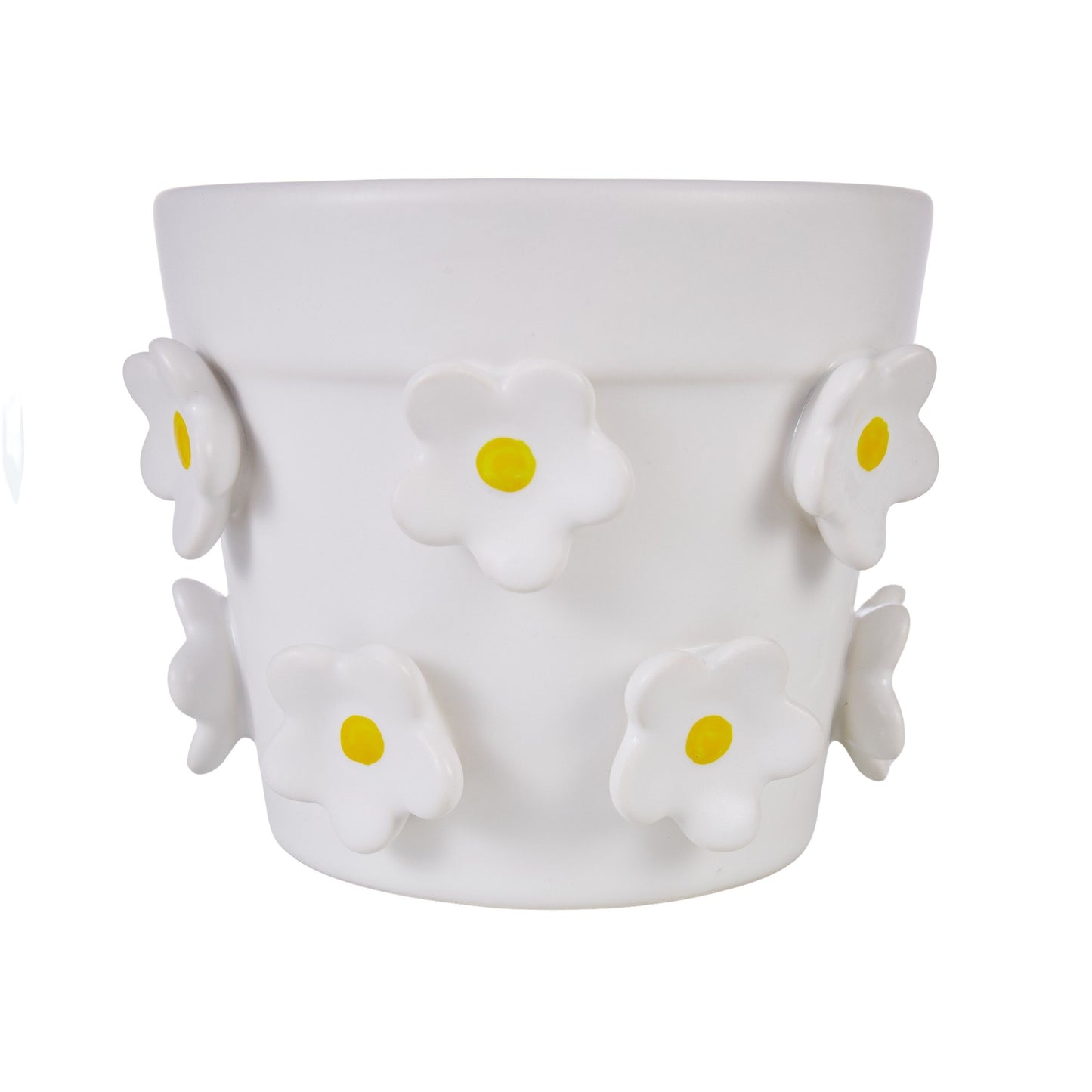 Lily White Flower Ceramic Planter - Emporium