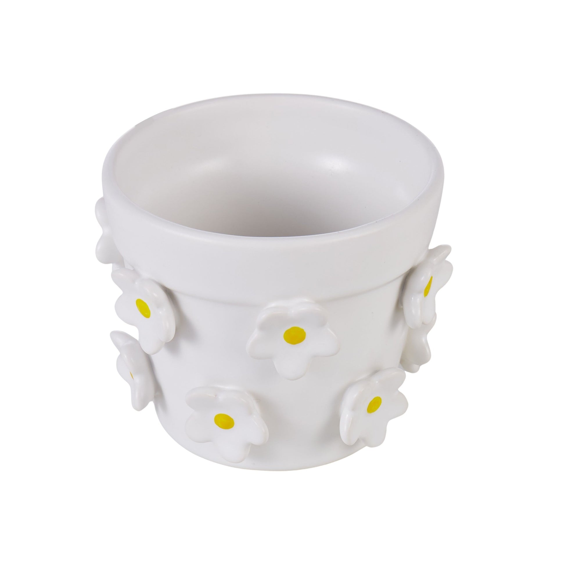 Lily White Flower Ceramic Planter - Emporium