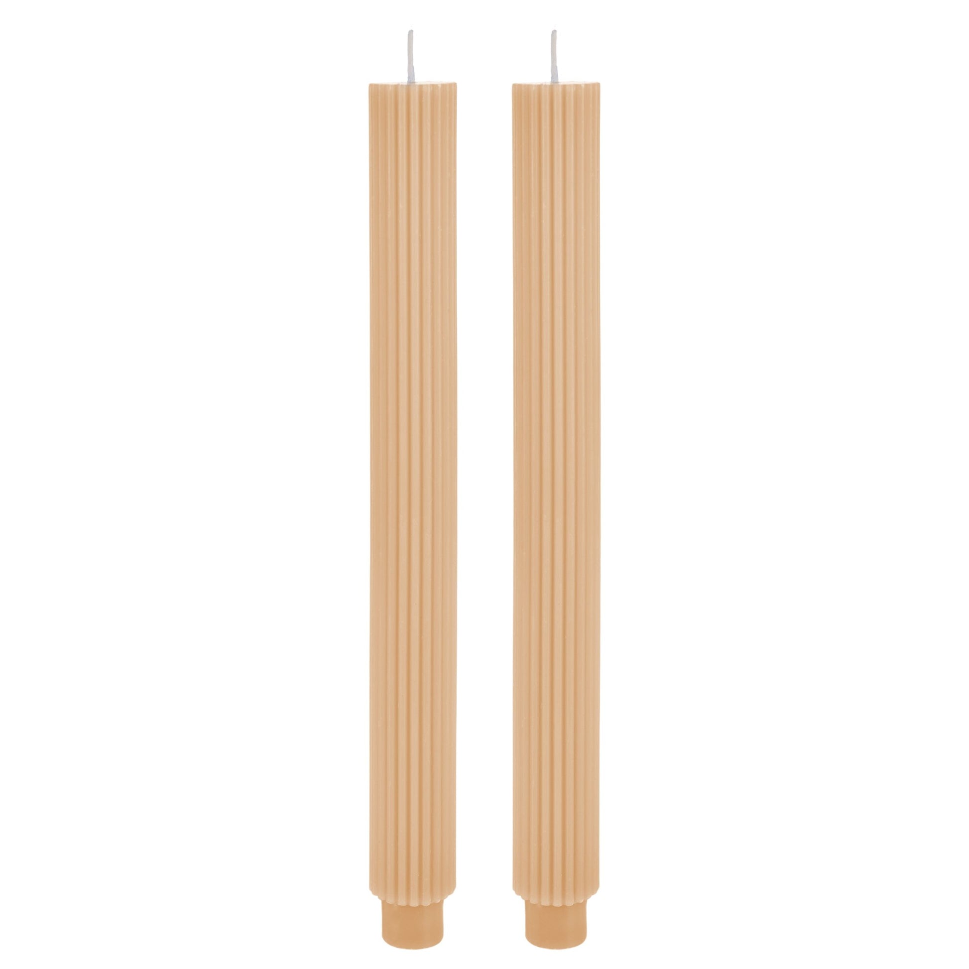 Amalfi Roma Dinner Candle Set Of 2 - Caramel