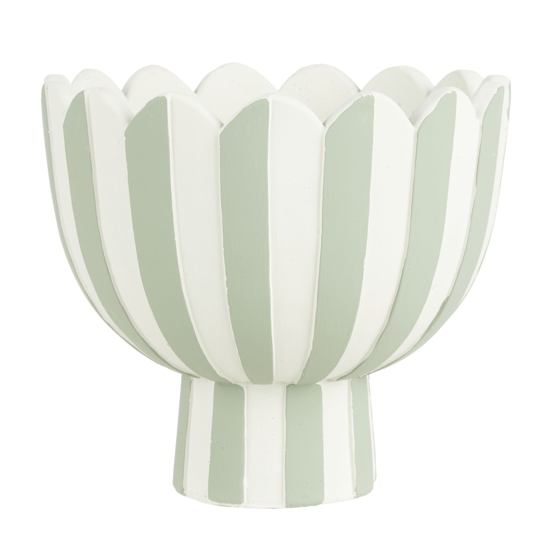 Em Lila Stripe Planter 18x18x16cm