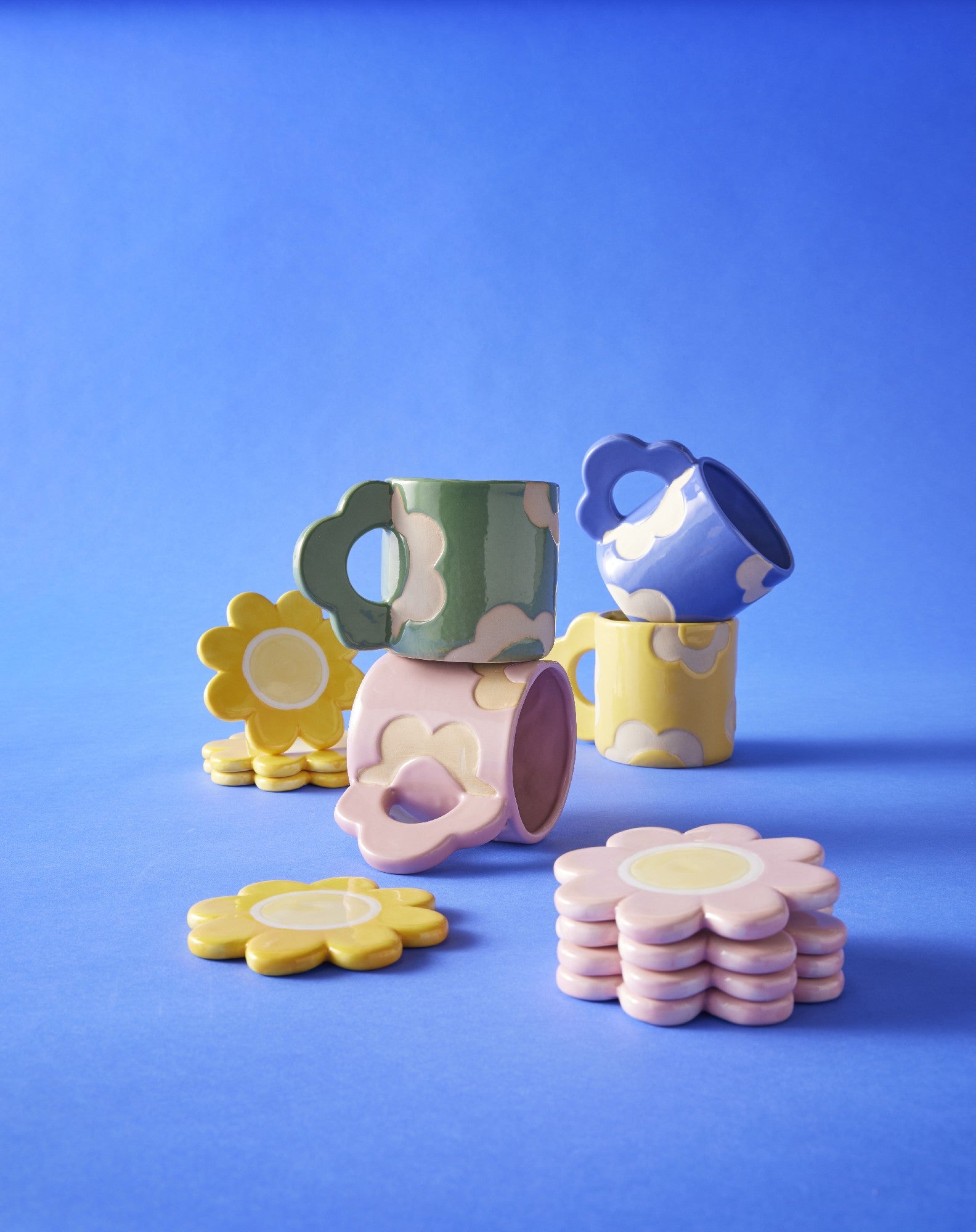 Emporium Posy Flower Mug Pink