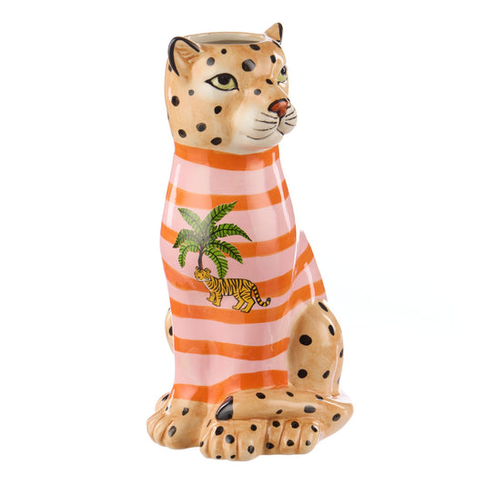 Emporium Pierson Leopard Vase - Red
