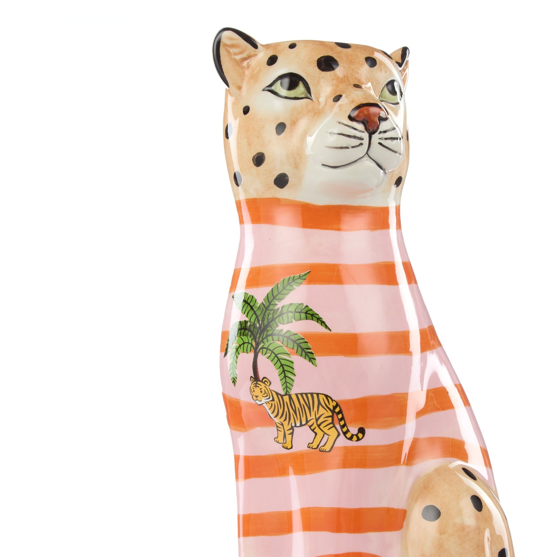 Emporium Pierson Leopard Vase - Red