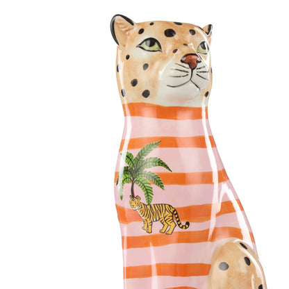 Emporium Pierson Leopard Vase - Red