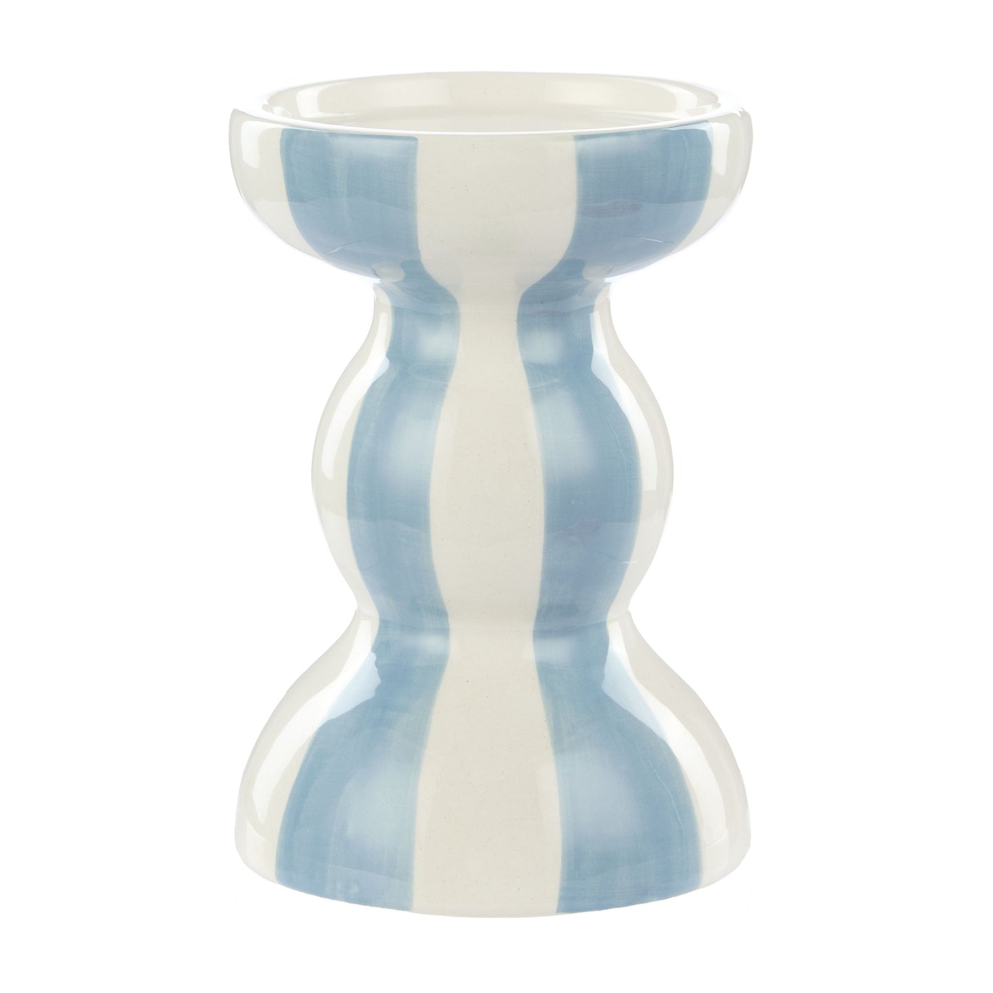 Emporium Lane Candle Holder Blue & White