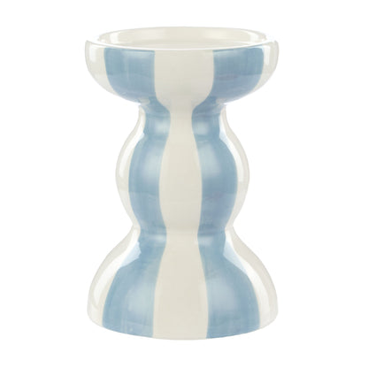 Emporium Lane Candle Holder Blue & White
