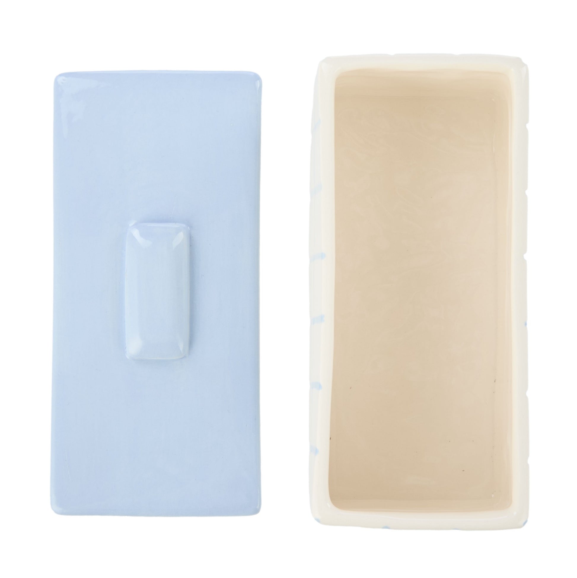 Emporium Lulu Collection Box Blue 18.8x9.8cm