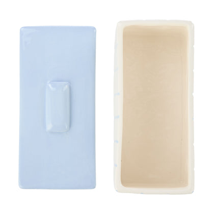 Emporium Lulu Collection Box Blue 18.8x9.8cm