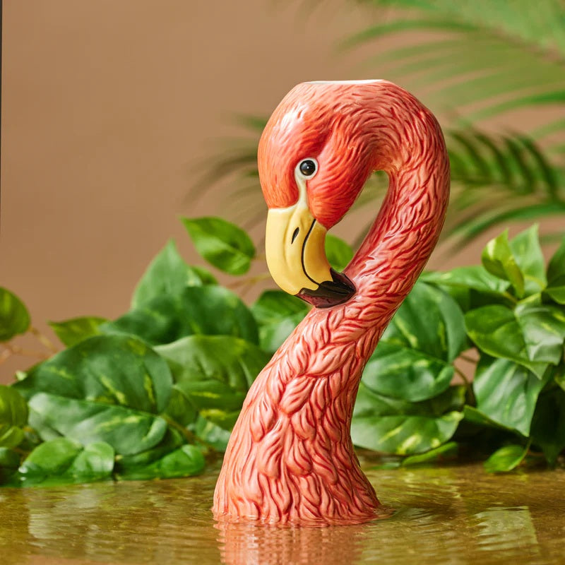 Freddy Flamingo Vase 11 X 8.5 X 26cm