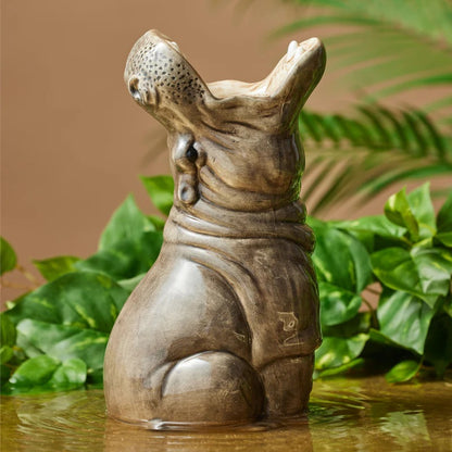Harry Hippo Vase 17 X 15 X 29cm