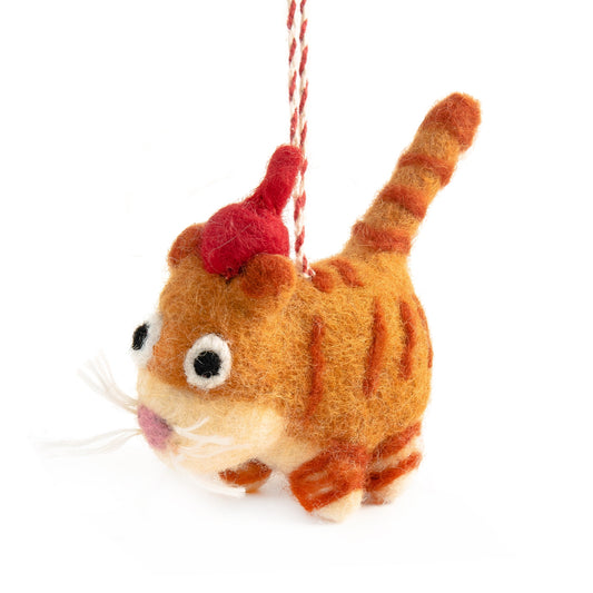 Christmas Decoration - Ginger Cat