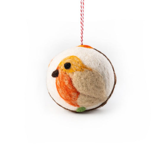 Christmas Decoration - Bauble Robin