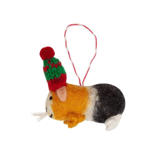 Christmas Decoration - Guinea Pig Giles 