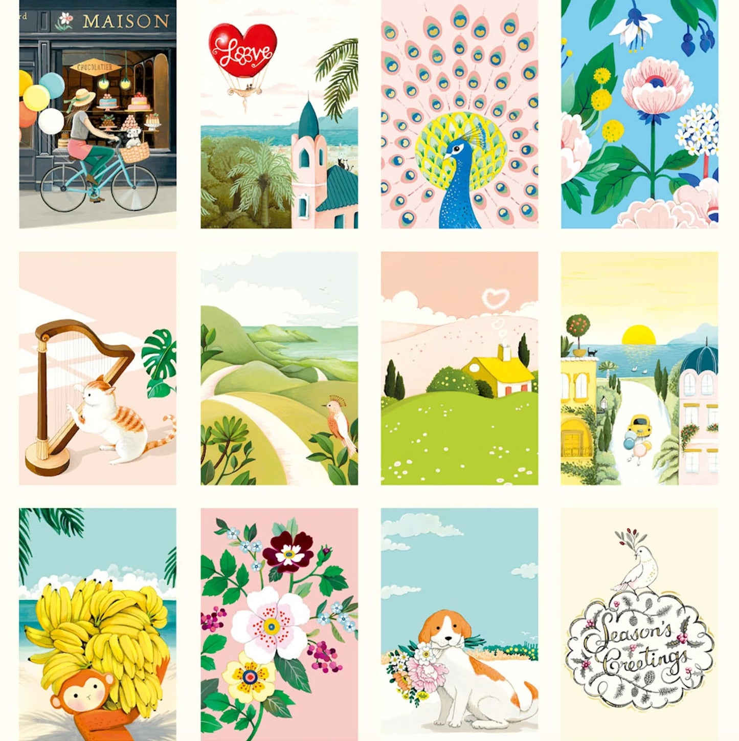 Hello Sunday 2026 Medium Calendar - Joojoo Paper