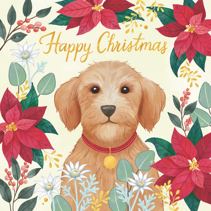 Christmas Dog 10 Boxed Charity Christmas Cards - Rspca
