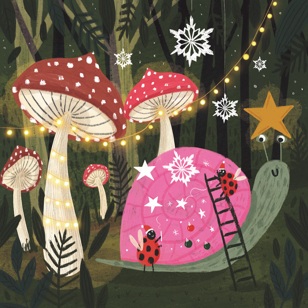 Mushroom Forest 10 Boxed Charity Christmas