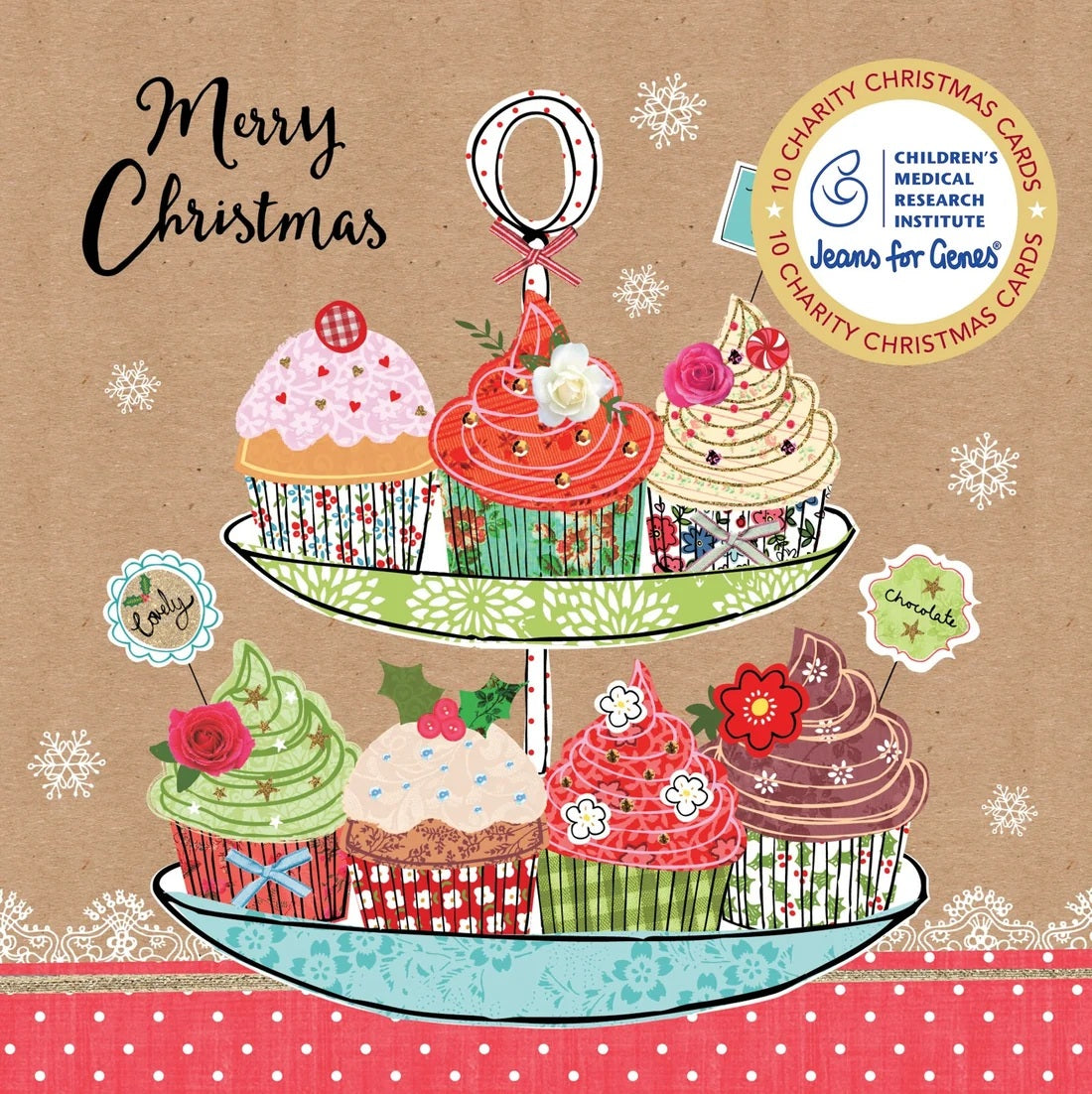 Cmri - Festive Treats - 10 Charity Christmas Cards Pack