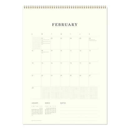 Calendar 2027 Curly Girl Deluxe Wall Calendar