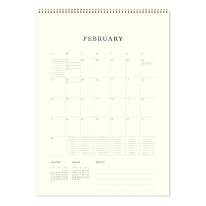 Calendar 2027 Niaski Cat Artists Deluxe Wall Calendar