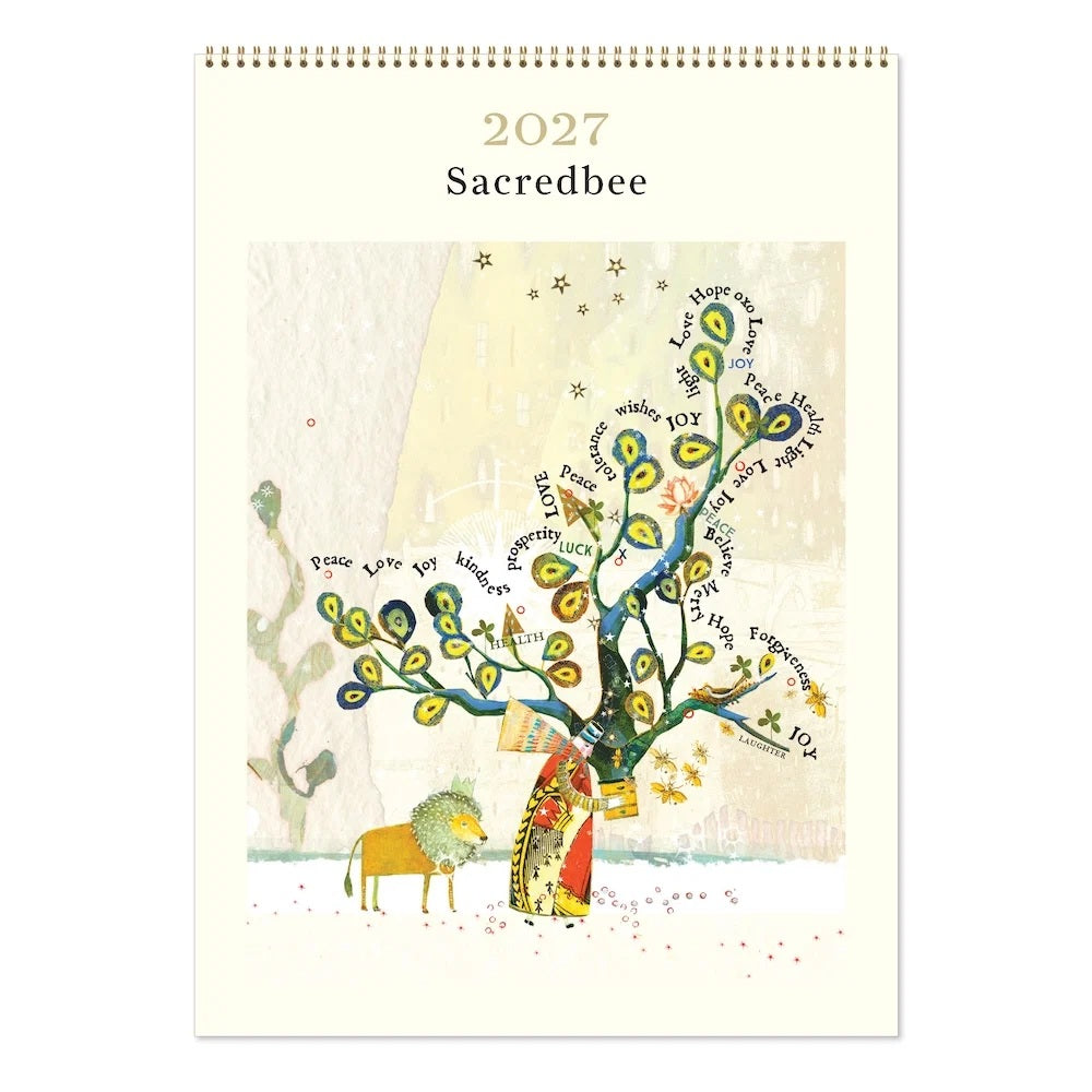 Calendar 2027 Sacredbee Deluxe Wall Calendar