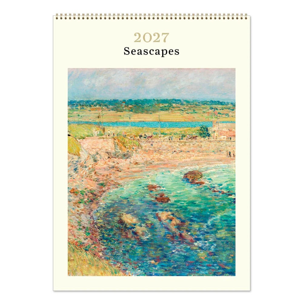Calendar 2027 Seascapes Deluxe Wall Calendar