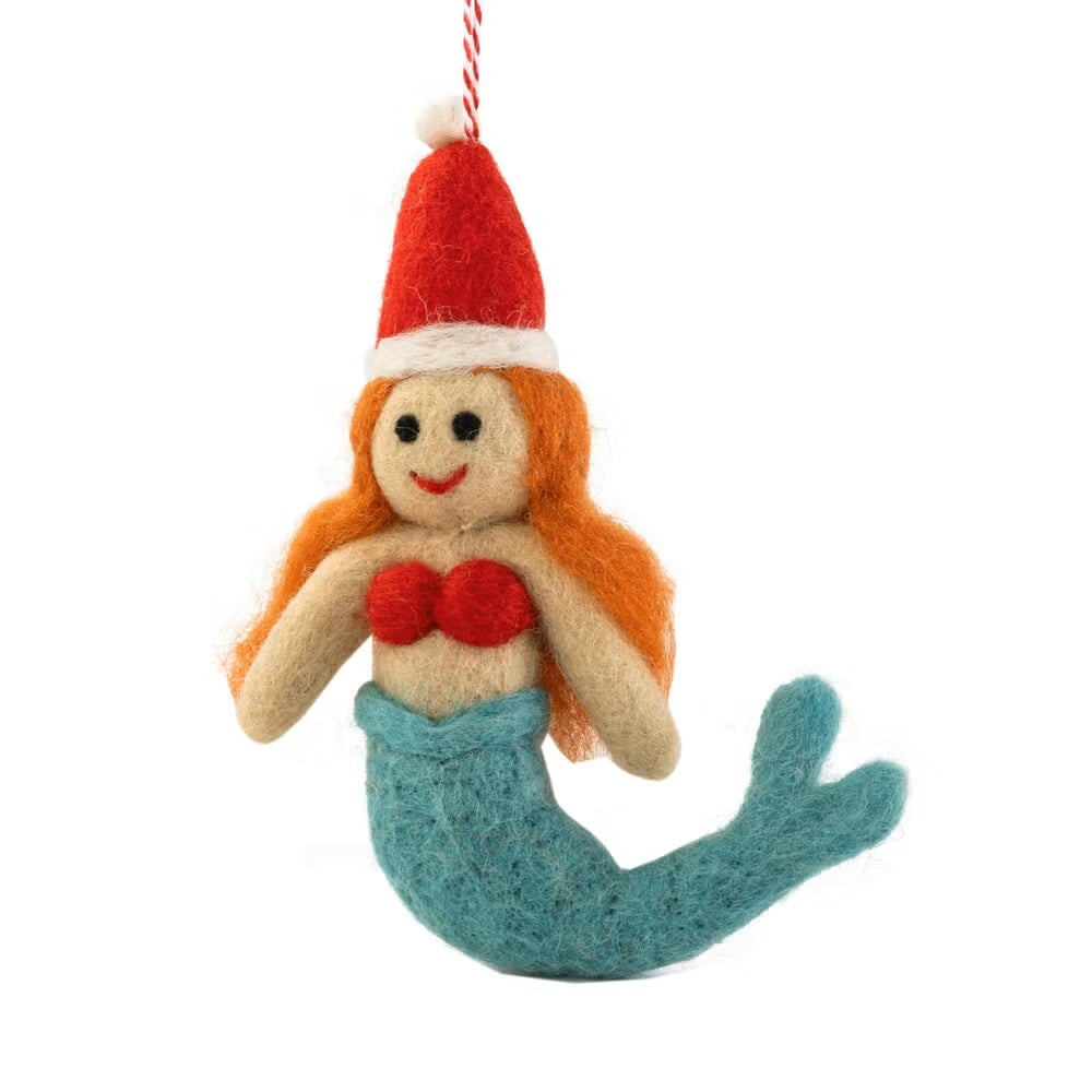 Christmas Decoration - Felt Mermaid Mira