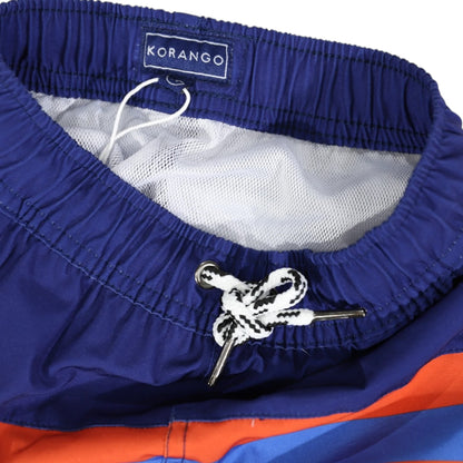 Stretch Navy Contrast Quick Dry Boardies [sz:5y]
