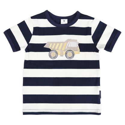 Truck Applique Tee Stripe [sz:9-12m]