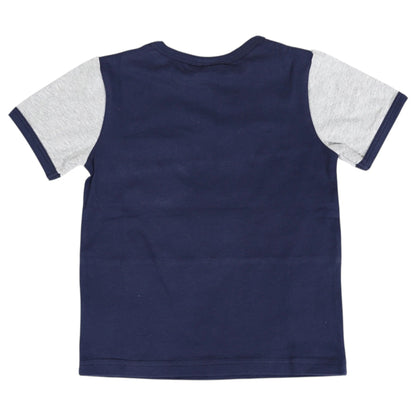 Colour Block Tee - Navy [sz:2y]