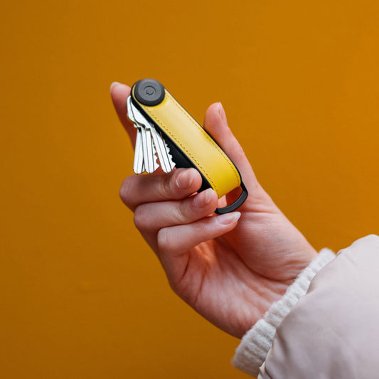 Orbitkey Organiser Hybrid Leather Solar Yellow