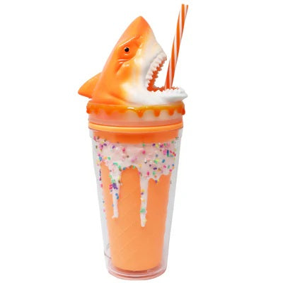 Shark Drinking Cup Orange
