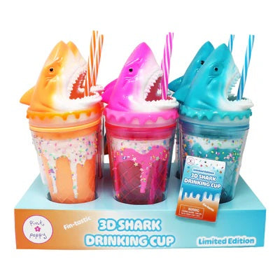 Shark Water Cup Pink