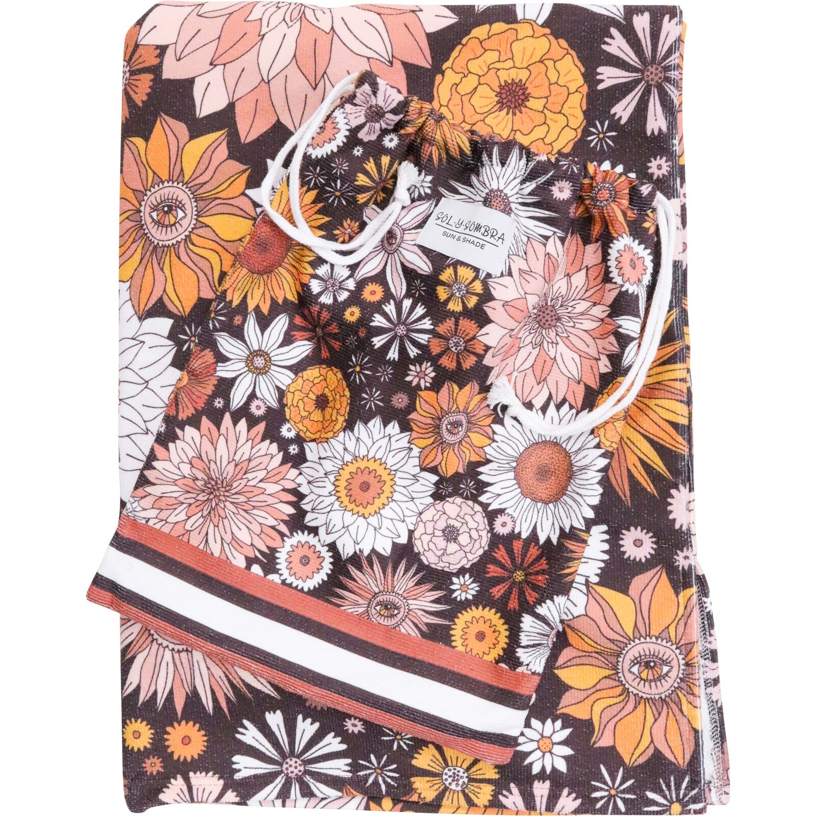 Adult Poncho Towel W/bag Roxette