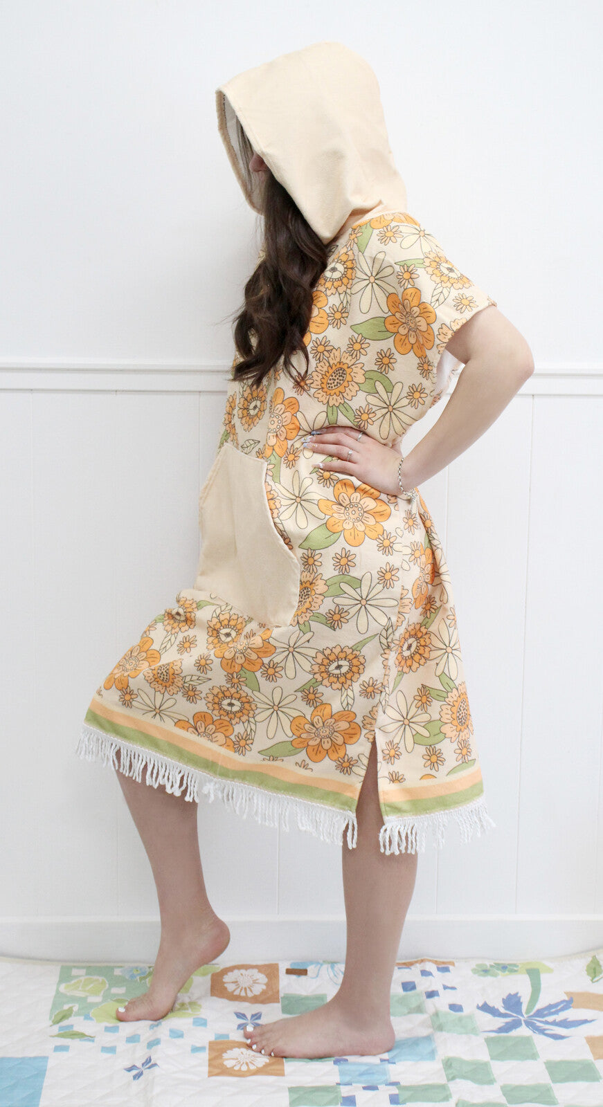 Adult Poncho Towel W/ Bag Clara