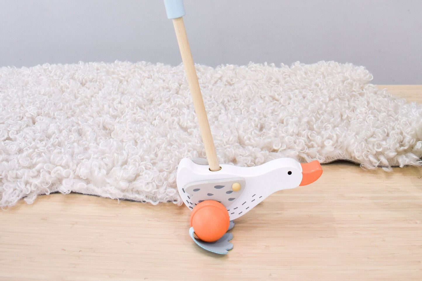 Wooden Goose Push A Long