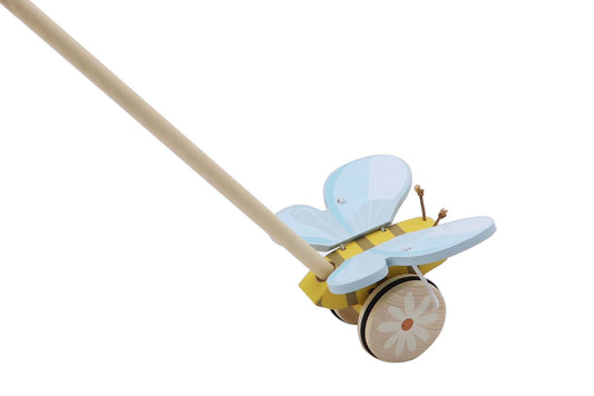 Wooden Butterfly Push Along