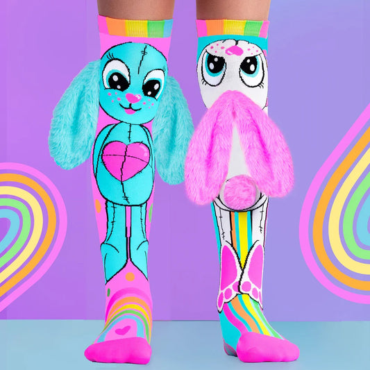 Madmia Rainbow Bunny Socks